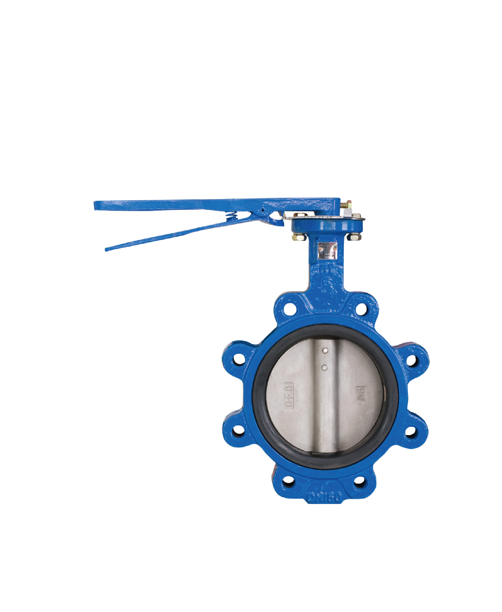 Manual Clamp Type Soft Seal Butterfly Valve