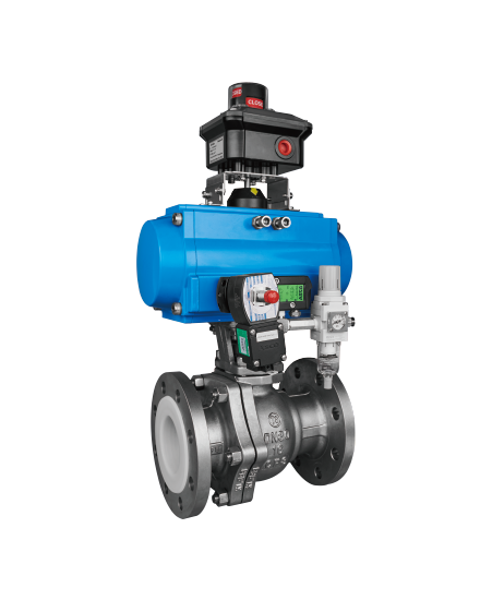 Pneumatic V-shaped Regulating Ball Valve